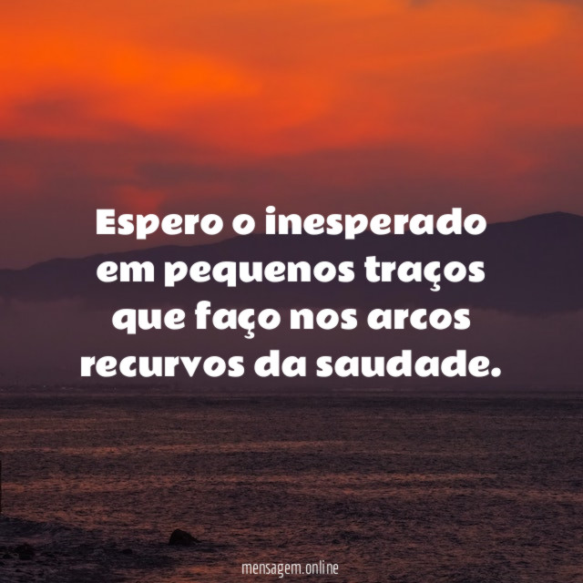 Espero o inesperado em pequenos traços que faço nos arcos recurvos