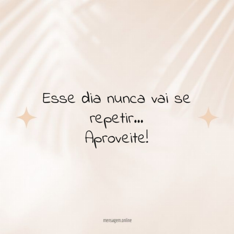 Esse dia nunca