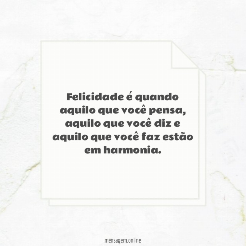 Estão em harmonia
