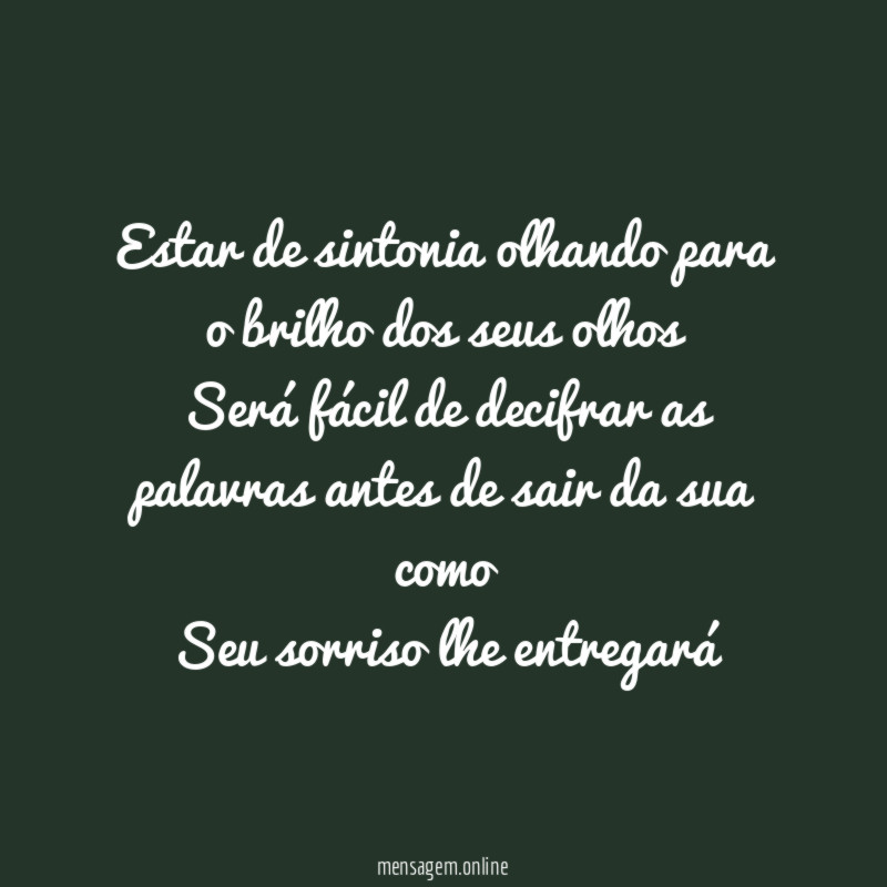 Estar de sintonia olhando para o brilho dos