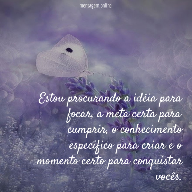 Estou procurando a idéia para focar
