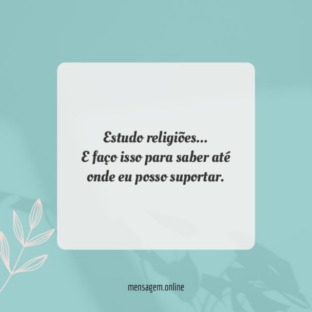 Estudo religiões