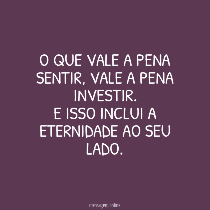 Eternidade ao seu lado