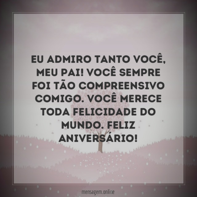 Eu admiro tanto você