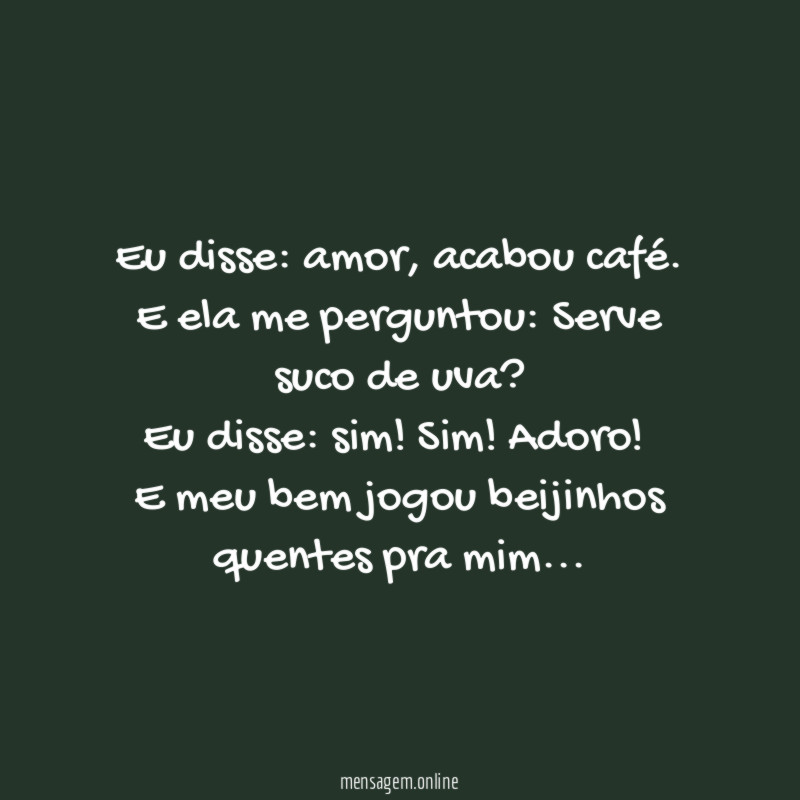 Eu disse