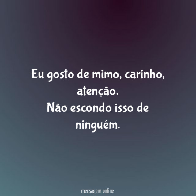 Eu gosto de mimo