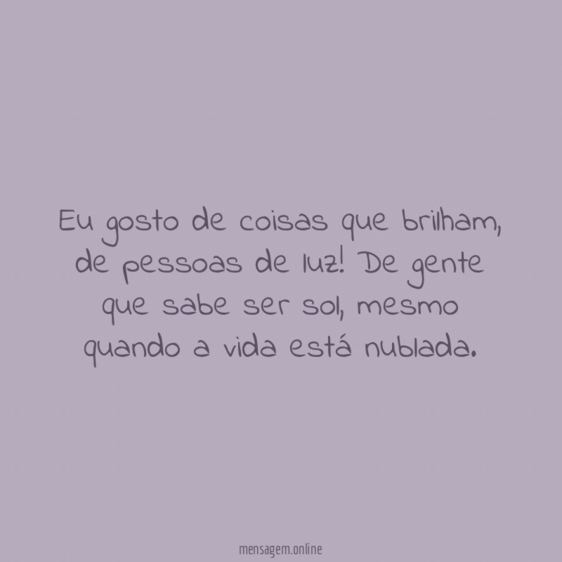 Eu gosto