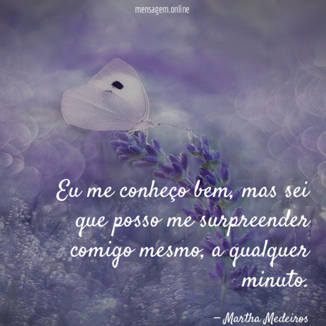 Eu me conheço bem