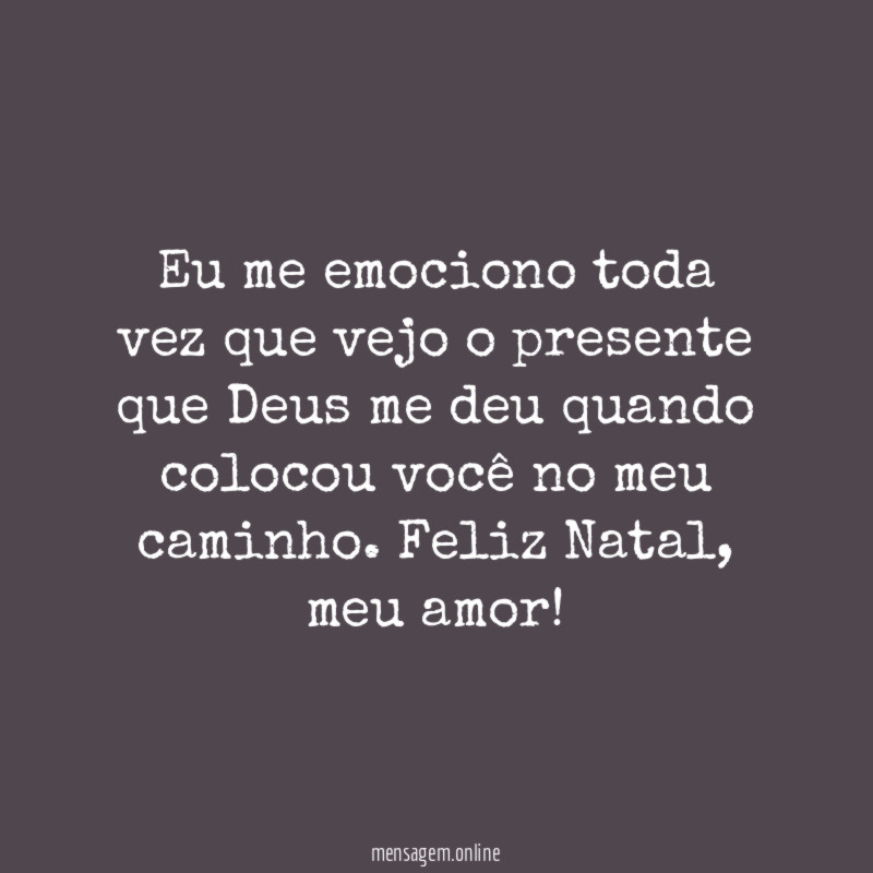 Eu me emociono toda vez que vejo
