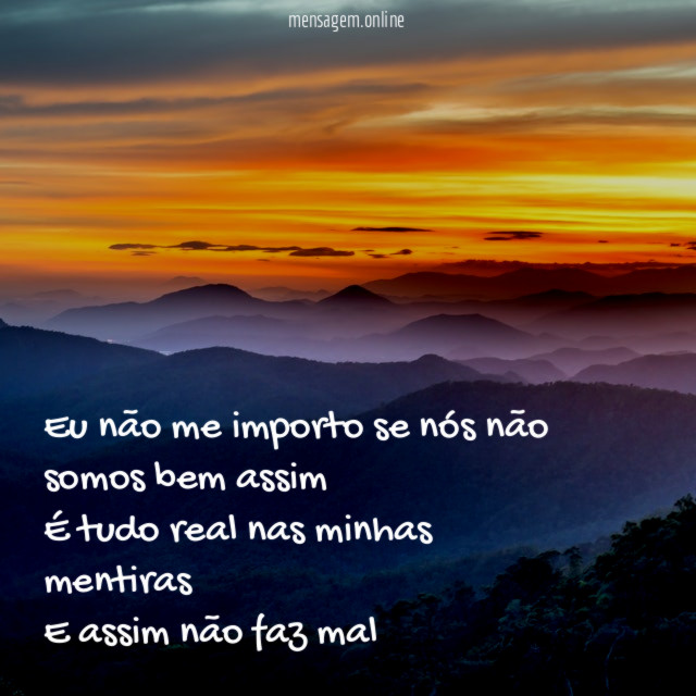Eu não me importo se nós não somos