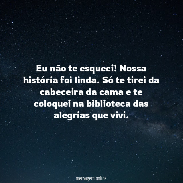 Eu não te esqueci