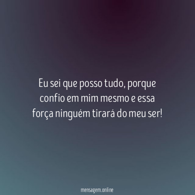 Eu posso tudo