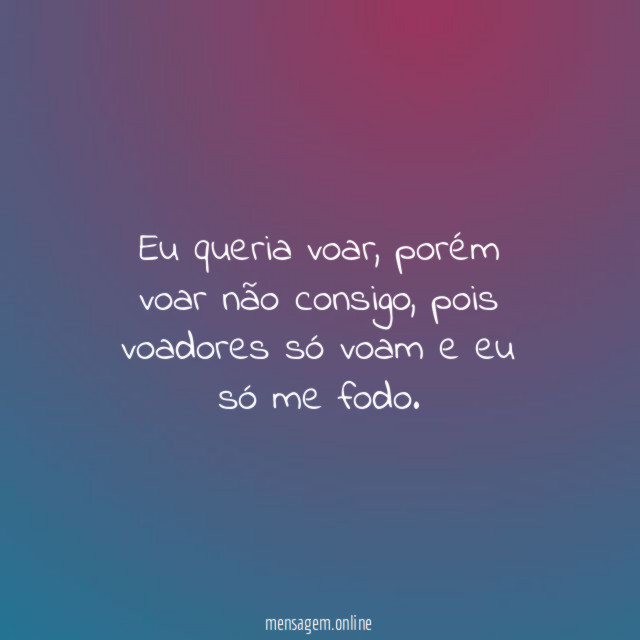Eu queria voar