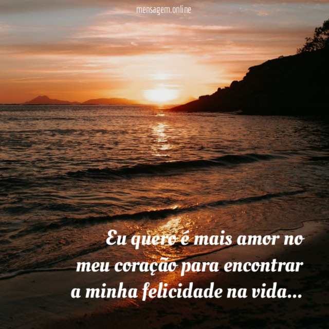 Eu quero é mais amor no meu coração