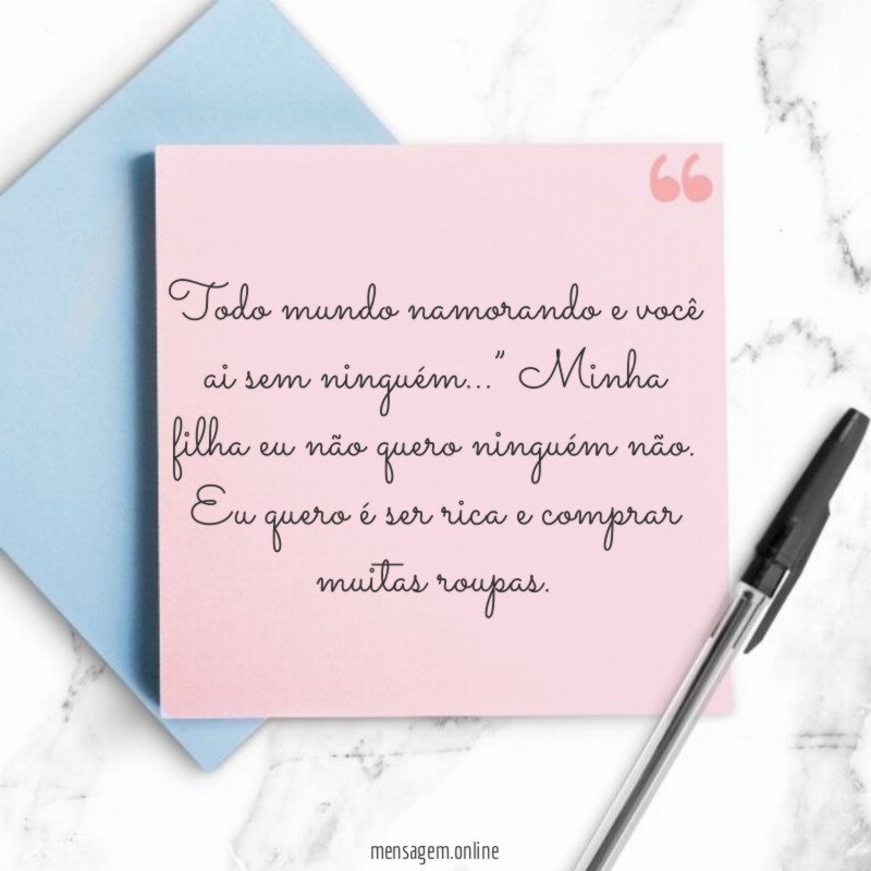Eu quero é ser rica