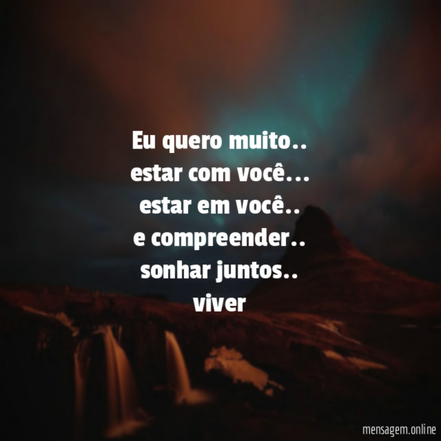 Eu quero muito