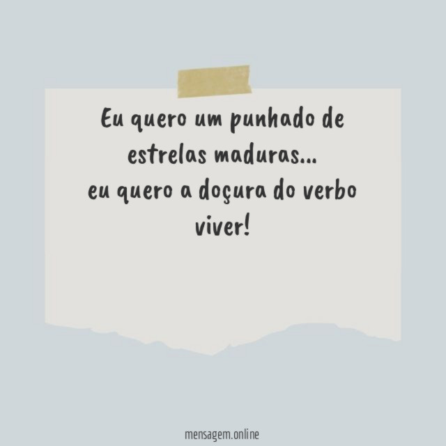 Eu quero um punhado de estrelas