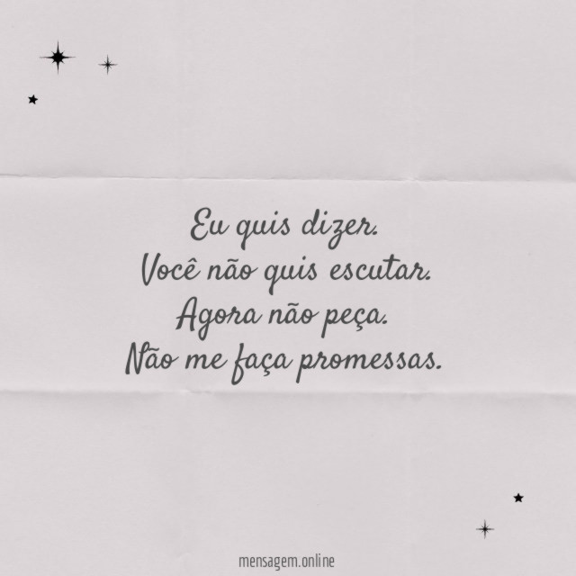 Eu quis dizer