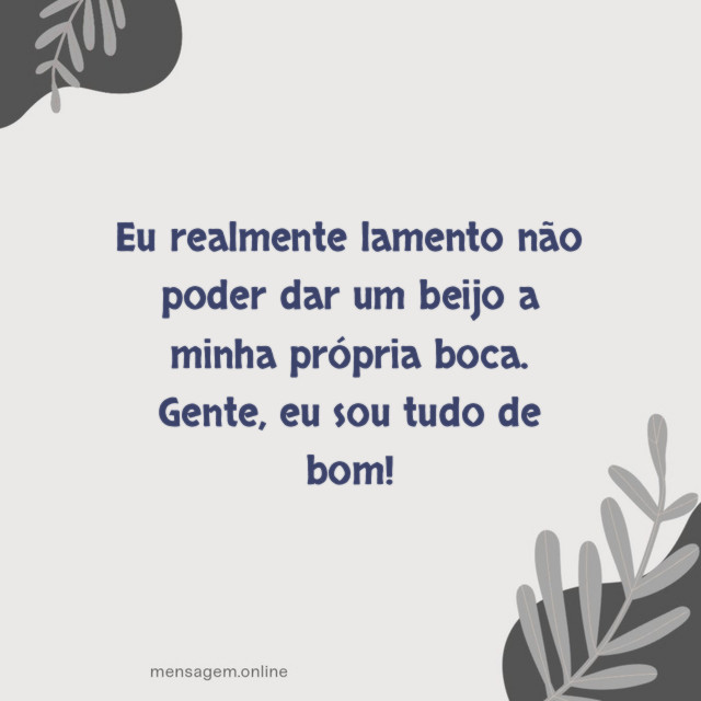 Eu realmente lamento