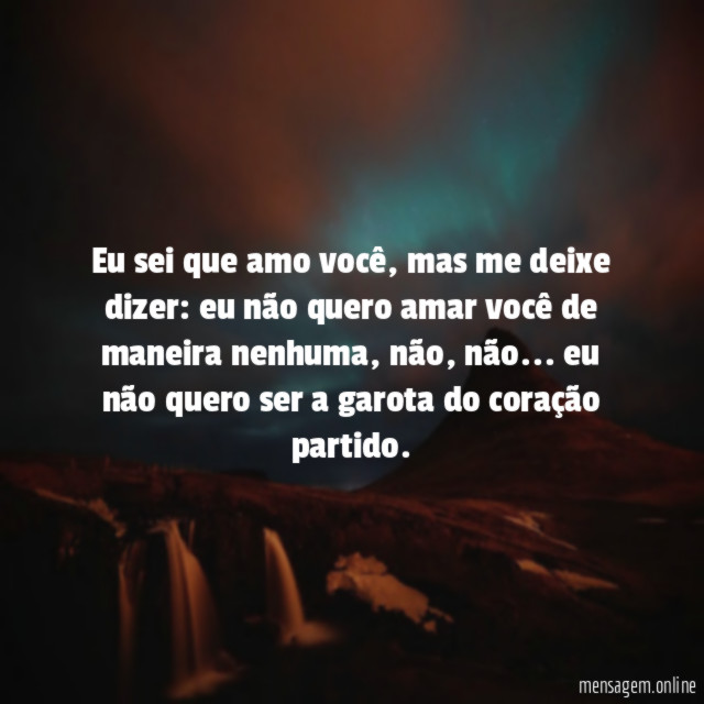Eu sei que amo você