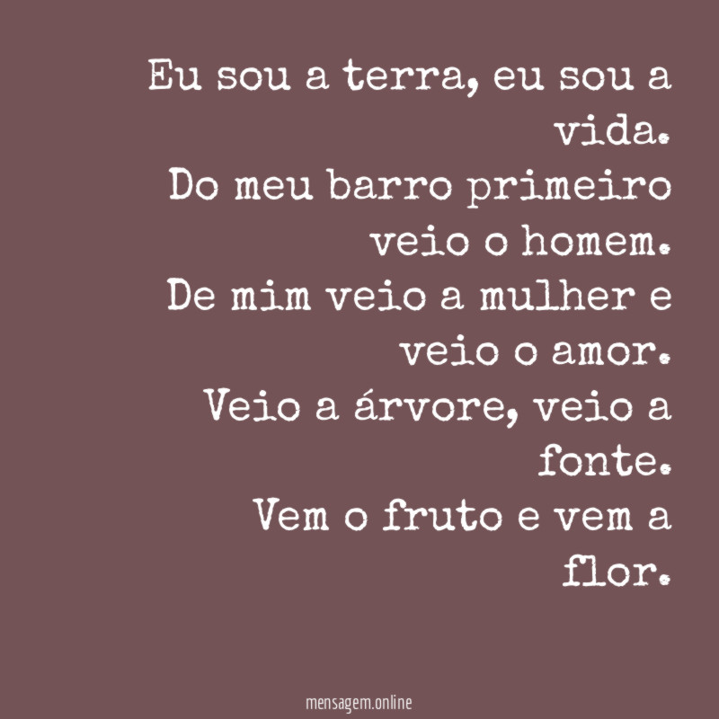 Eu sou a terra