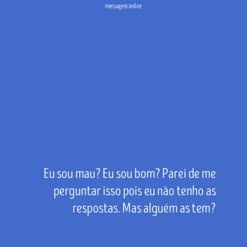 Eu sou mau