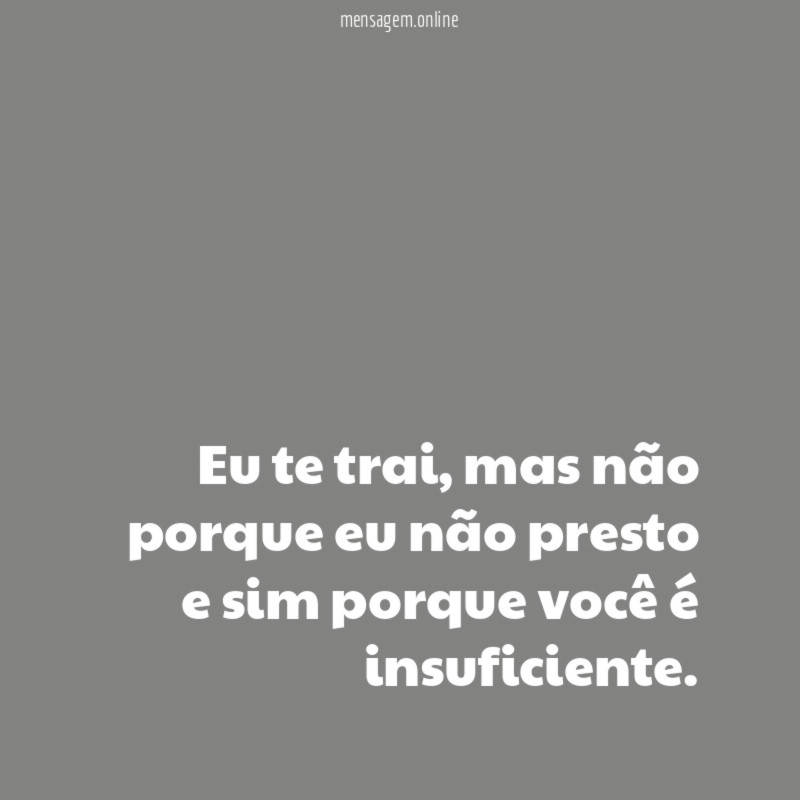 Eu te trai