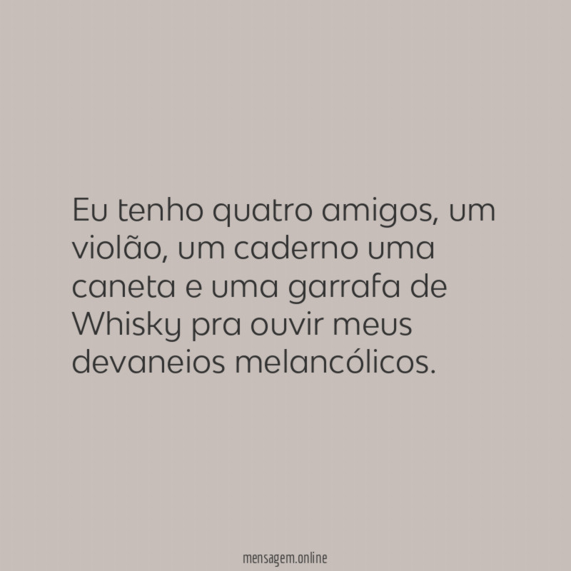 Eu tenho quatro amigos