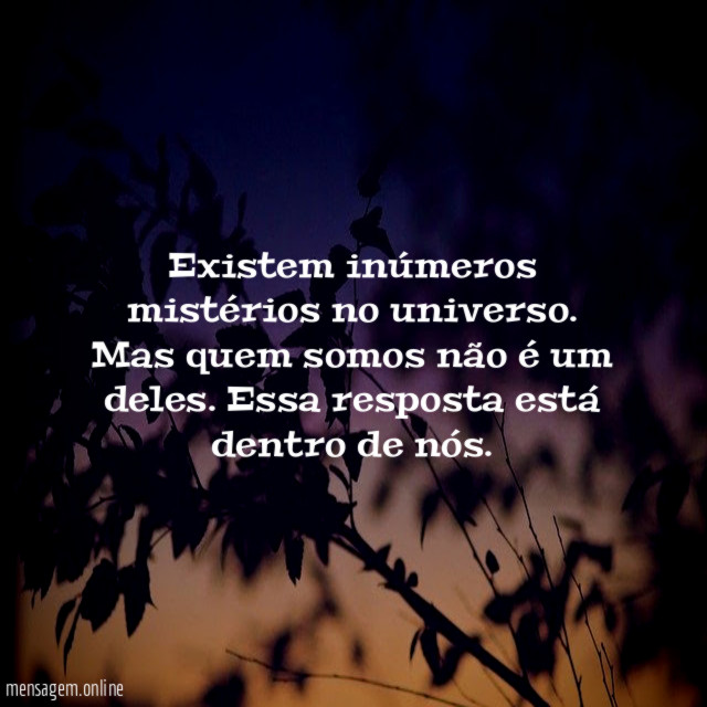 Existem inúmeros mistérios no universo