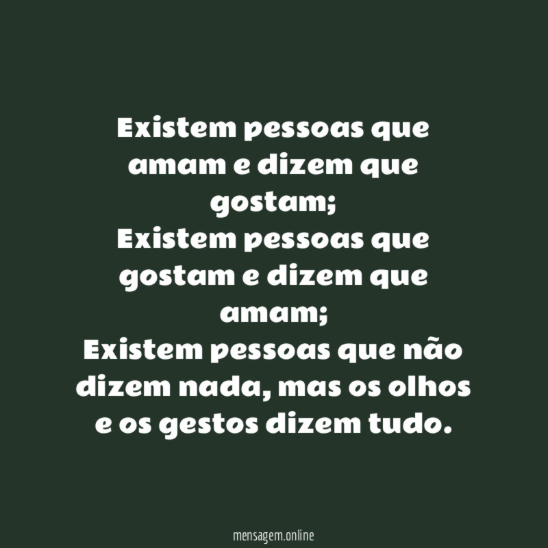 Existem pessoas