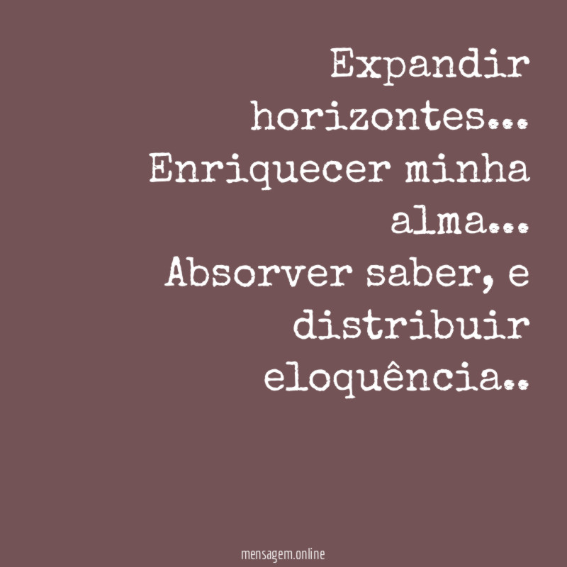 Expandir horizontes