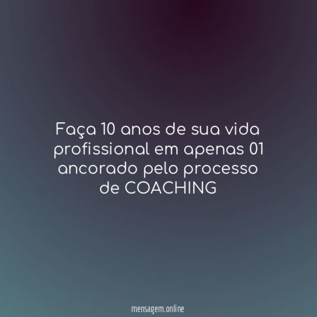 Faça 10 anos de sua vida profissional em