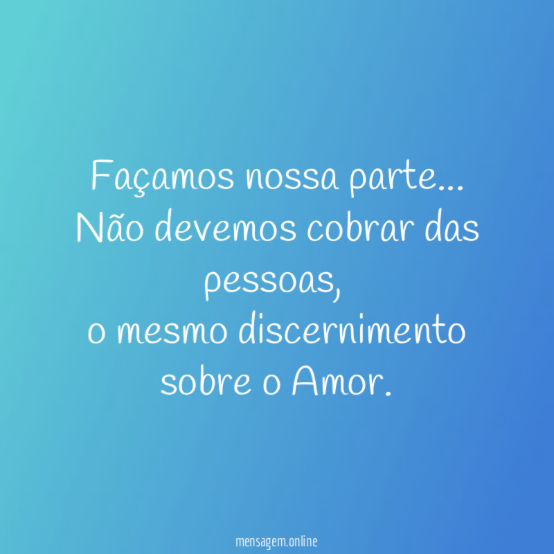 Façamos nossa parte