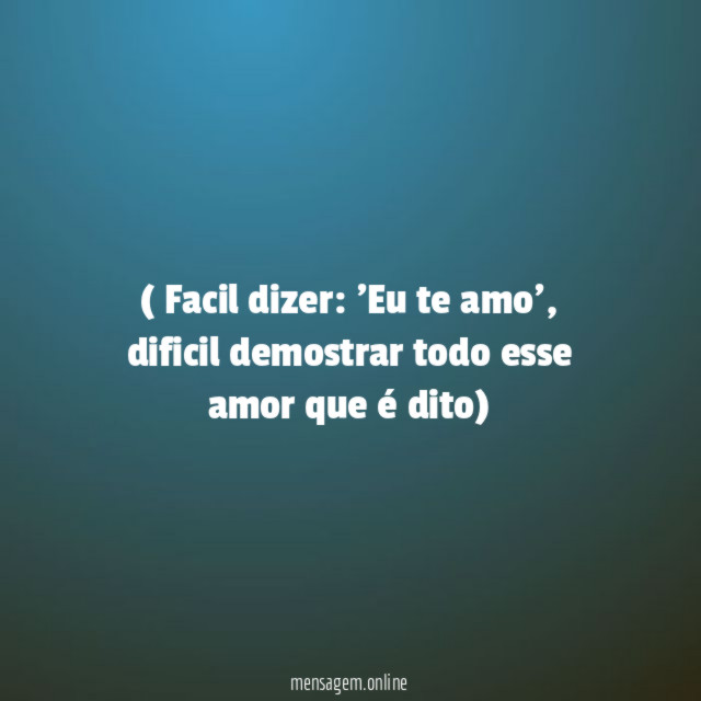 Facil dizer