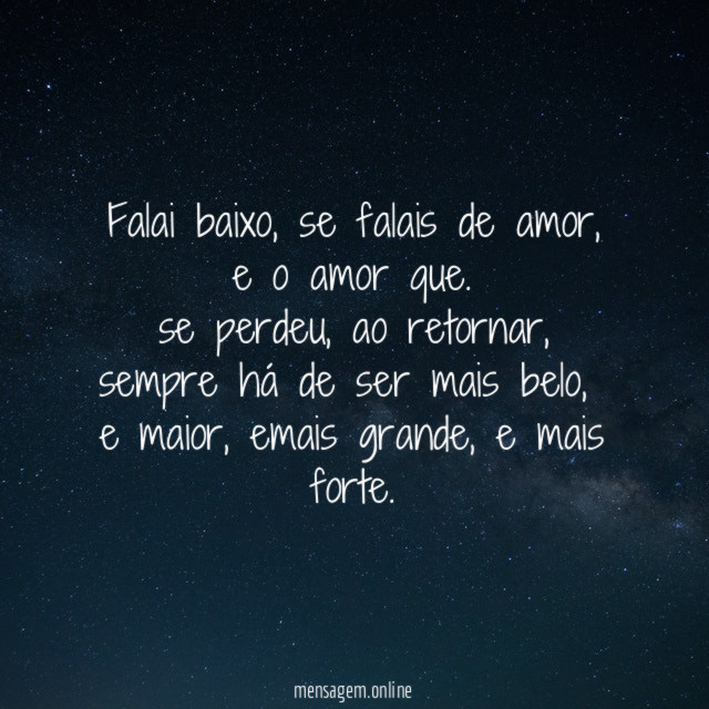 Falai baixo