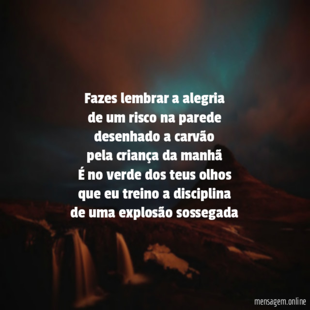 Fazes lembrar a alegria de um risco na parede desenhado