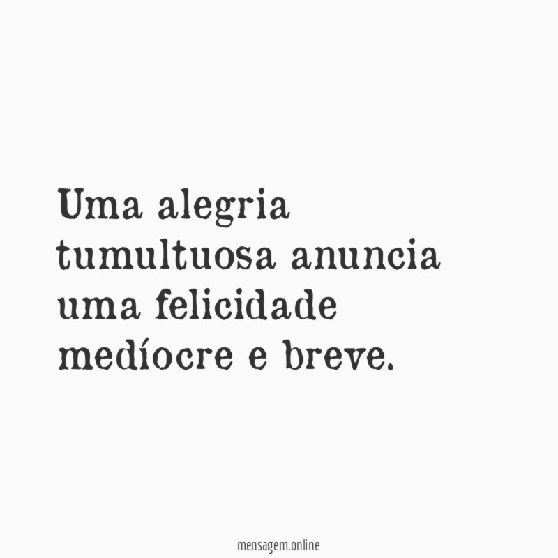 Felicidade medíocre