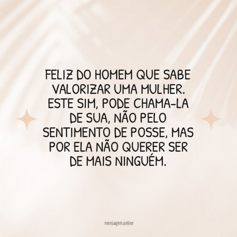 Feliz do homem
