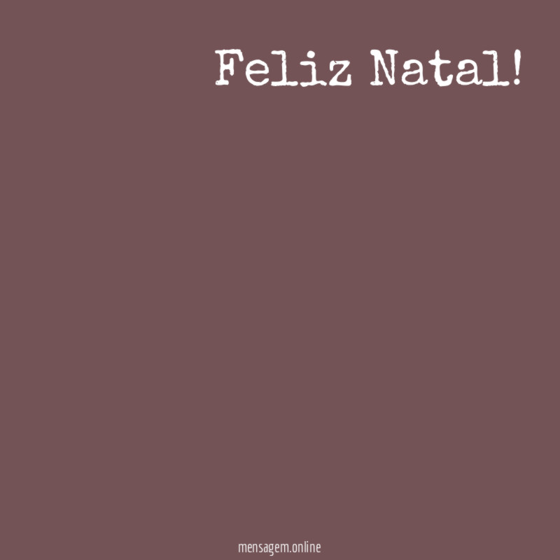 Feliz Natal