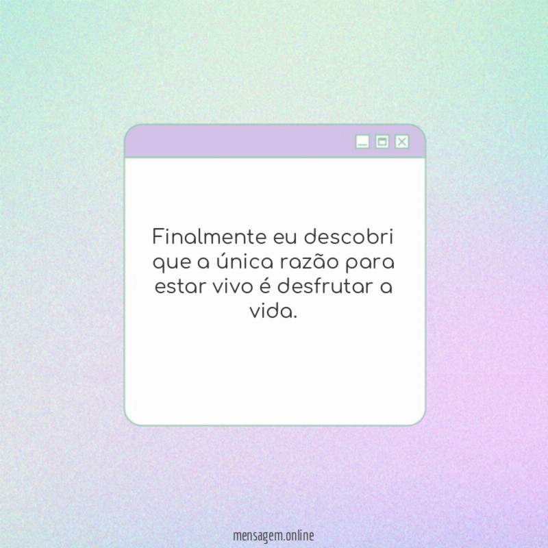 Finalmente eu descobri que a única razão para