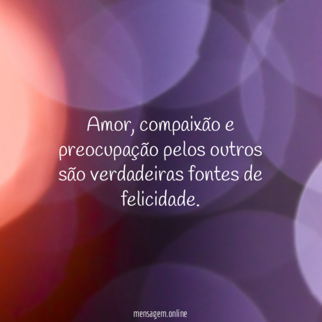 Fontes de felicididade