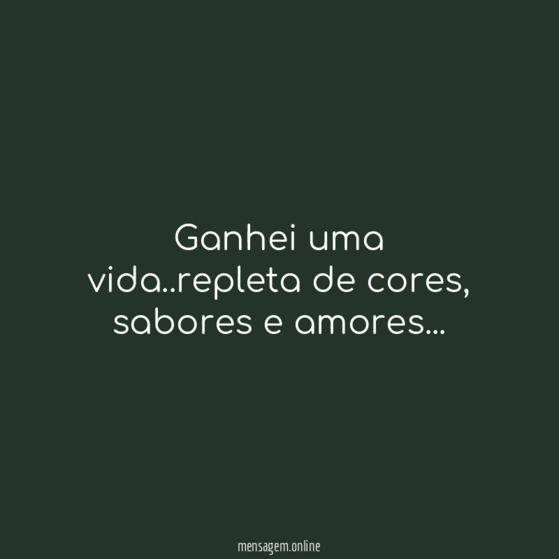 Ganhei uma vida