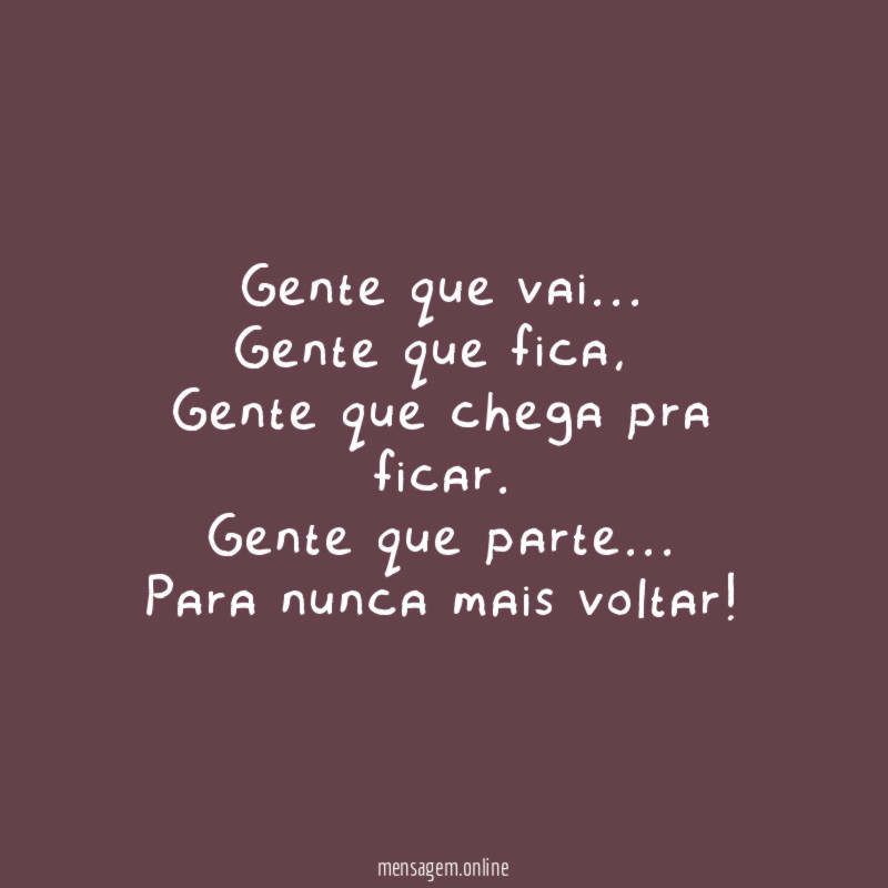 Gente que vai
