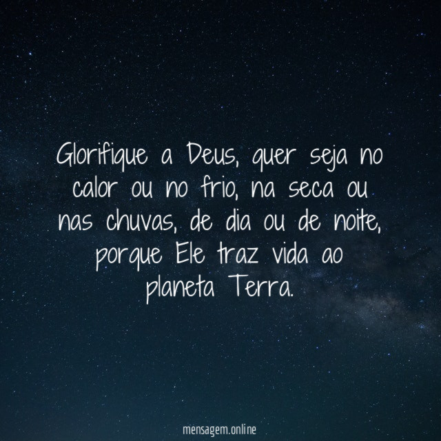 Glorifique a Deus