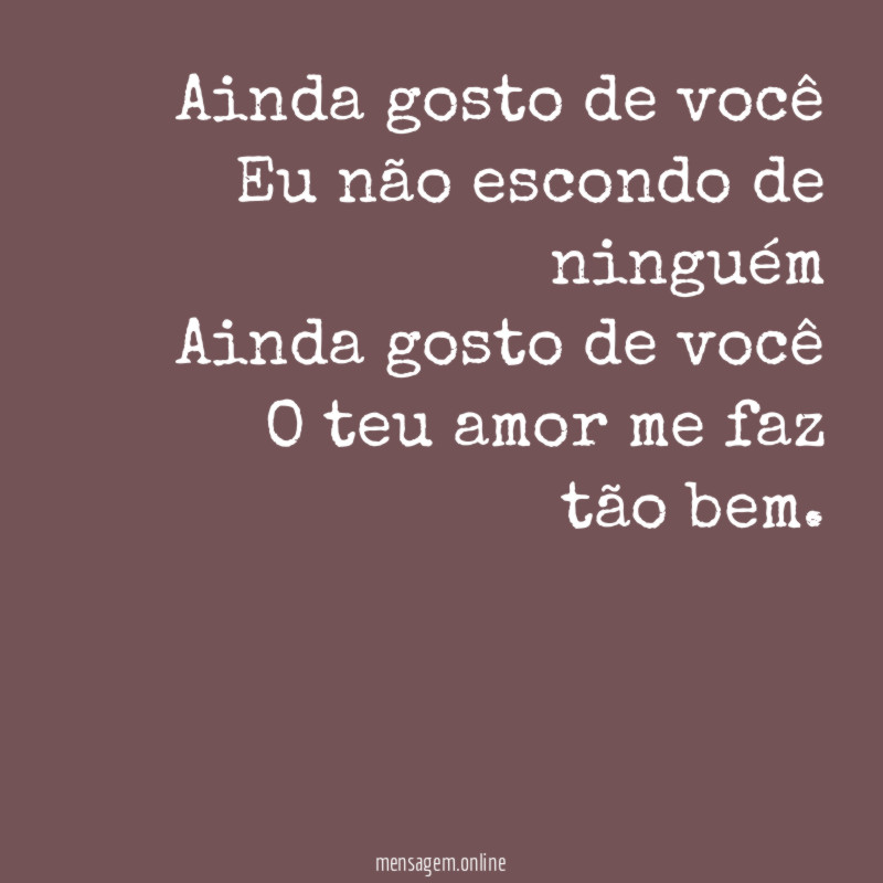 Gosto de você
