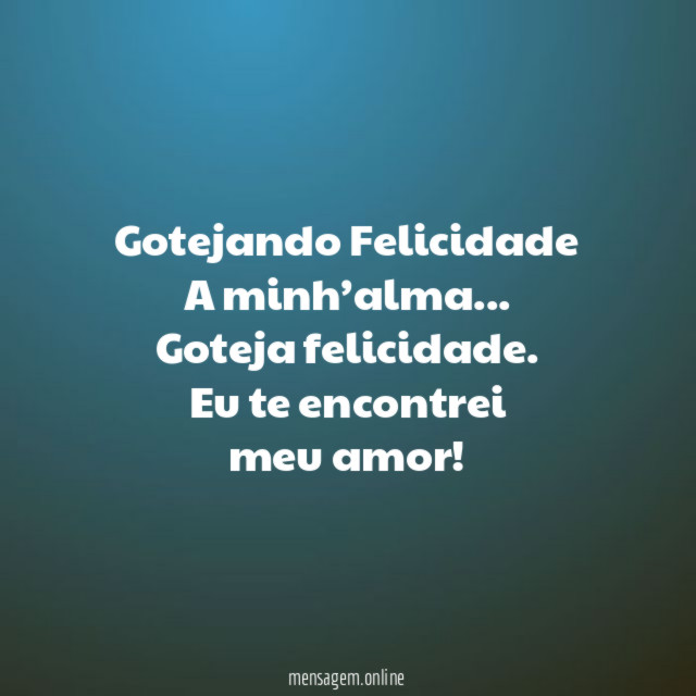 Gotejando Felicidade