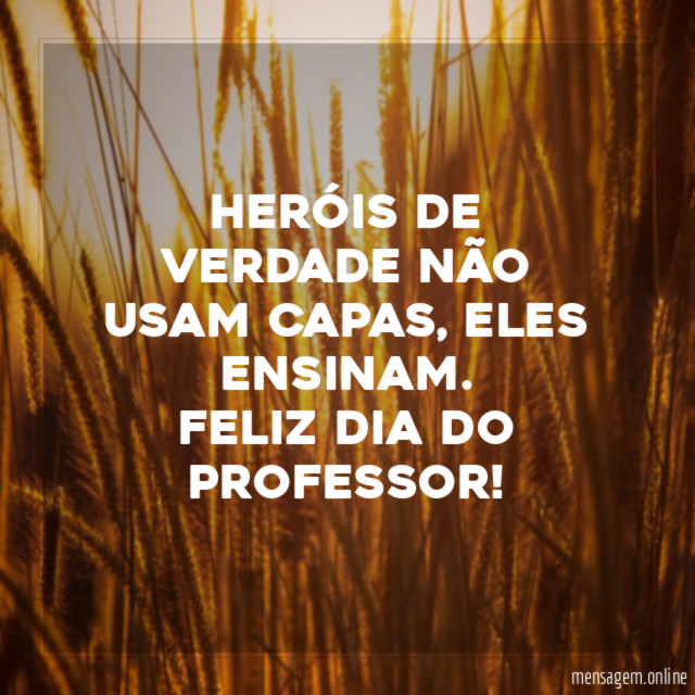 Heróis ensinam