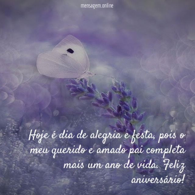 Hoje é dia de alegria e festa