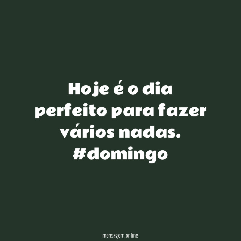 Hoje é o dia perfeito para fazer vários nadas