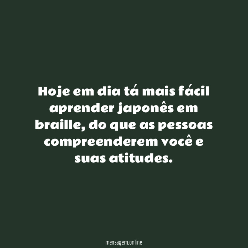 Hoje em dia tá mais fácil aprender japonês em braille